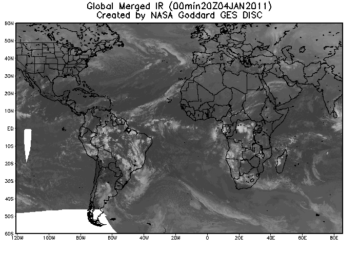 Figura 3 (a) Ídem que el caso anterior pero combinando varios datasets de satélites (MSG, GOES, etc.) no realzada. Figura 3 (a) Ídem que el caso anterior pero combinando varios datasets de satélites (MSG, GOES, etc.) no realzada.