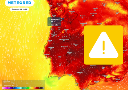 17 distritos sob aviso amarelo de tempo quente em Portugal Continental: esperam-se at&eacute; 39 &ordm;C; saiba onde!