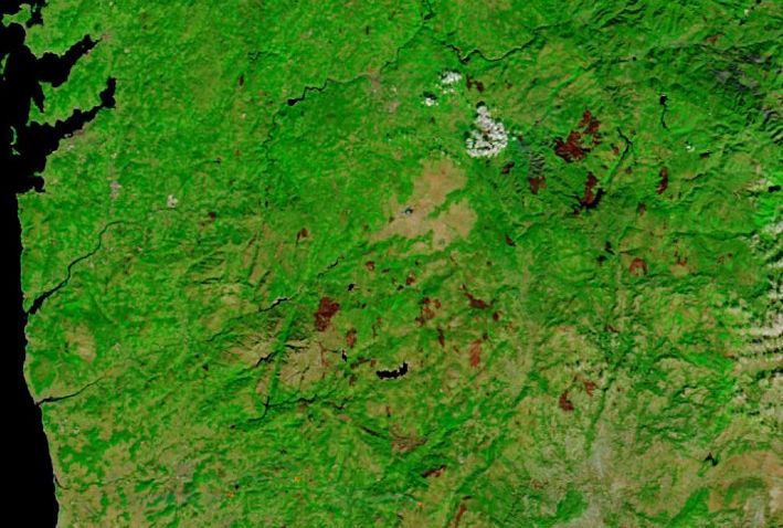 Detalle de las zonas más afectadas Detalle de las zonas más afectadas