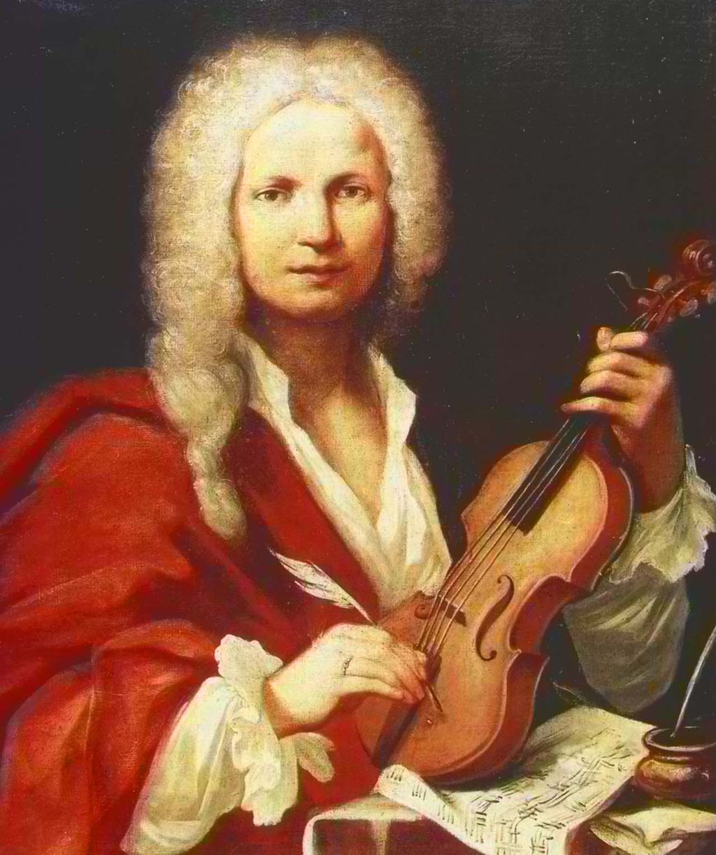 Figura 1.- Retrato de Antonio Vivaldi pintado por François de la Cave en 1723.