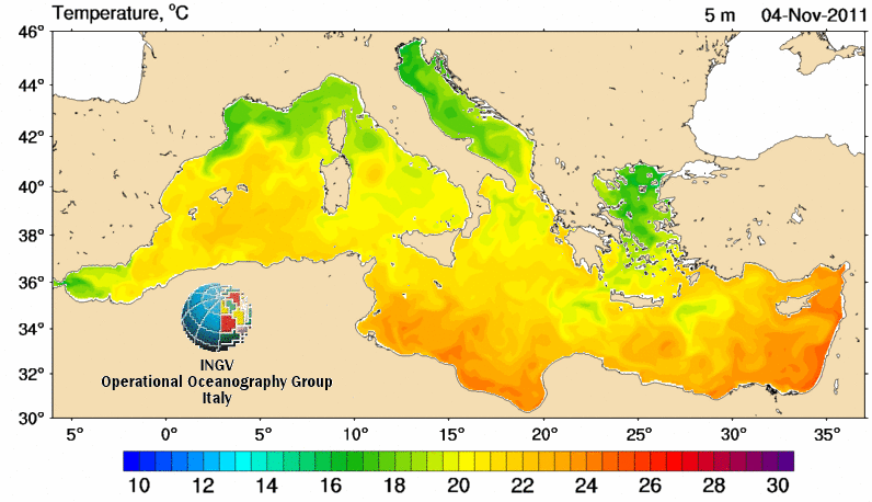¿Pudo el ciclón de tipo subtropical INVEST 01M enfriar el agua del Mediterráneo?