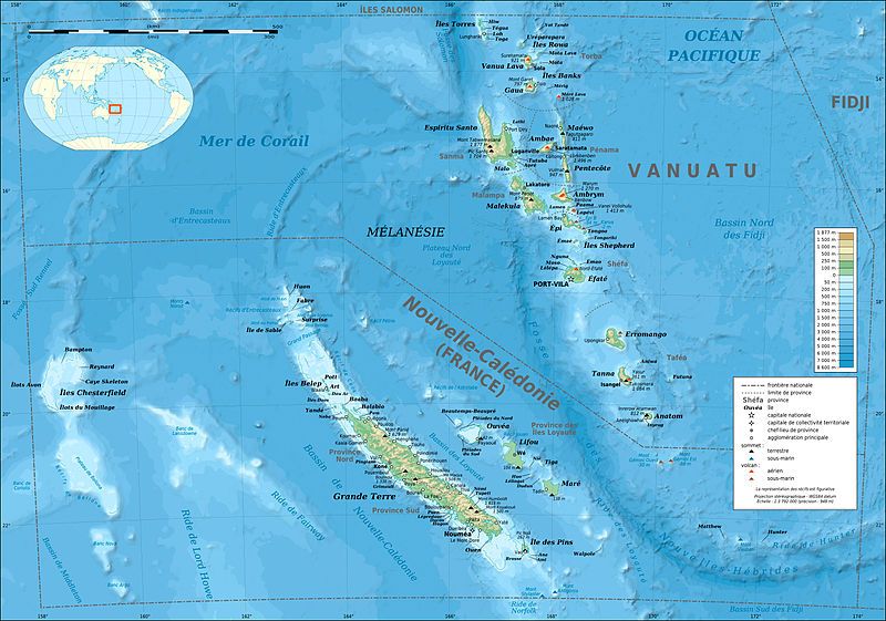 Las islas aludidas en el texto. Fuente Wikipedia