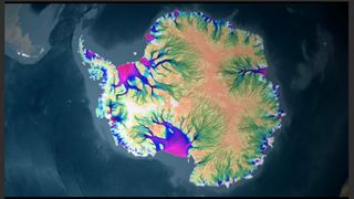 Video sobre el movimiento del hielo debajo de la Antártida