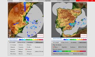 Storm Alarm: una aplicación sobre la cercanía de núcleos convectivos. Nueva versión 2.0.0 