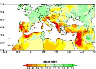 El invierno en el Mediterráneo: hacia un clima más seco