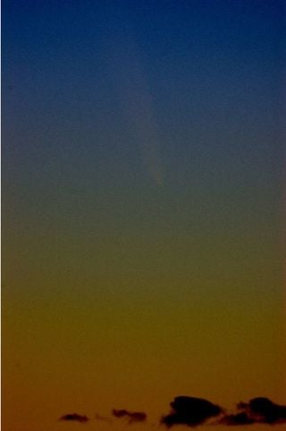 Algo raro se ve en el cielo