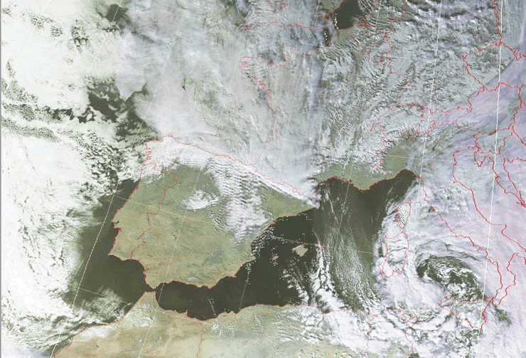 Imagen del satélite polar NOAA del 19 a las 14:04 UTC. Fuente WOKINGHAM WEATHER. Imagen del satélite polar NOAA del 19 a las 14:04 UTC. Fuente WOKINGHAM WEATHER.
