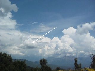 Video timelapse de la formación súbita de una tormenta en el valle del Cinca