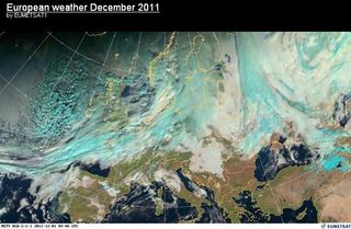 El mes de diciembre de 2011 en Europa en una secuencia de imágenes