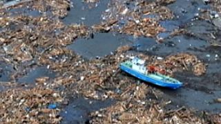 La gran mancha de basura del Pacífico y los restos del tsunami de Japón: simulaciones