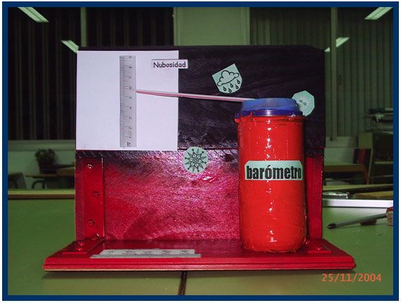 Figura 10.- Barómetro y escala arbitraria.