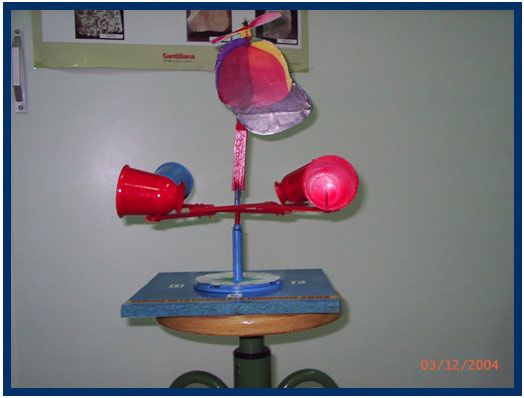 Figura 14.- Veleta incorporada a anemómetro.