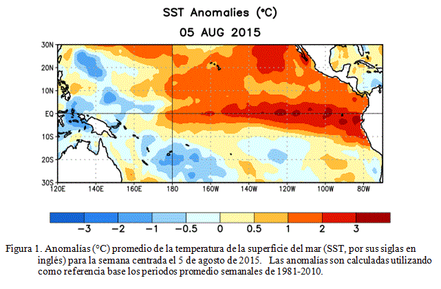 El Niño de 2015-2016 podría ser el más intenso en los registros