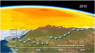 Los satélites detectan abundante agua dulce en el Ártico
