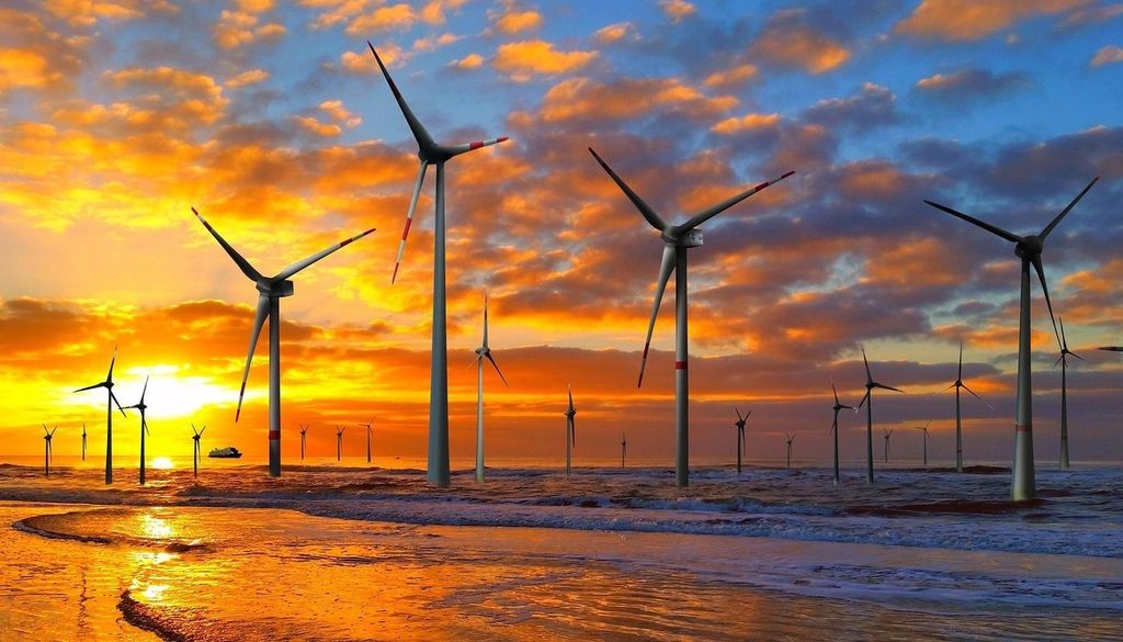 Windräder Selbst wenn alle nationalen Zusagen eingehalten werden, lässt sich die Erwärmung bis zum Jahr 2100 realistischerweise nur noch auf 2,6 Grad begrenzen. Bild: G.C./Pixabay