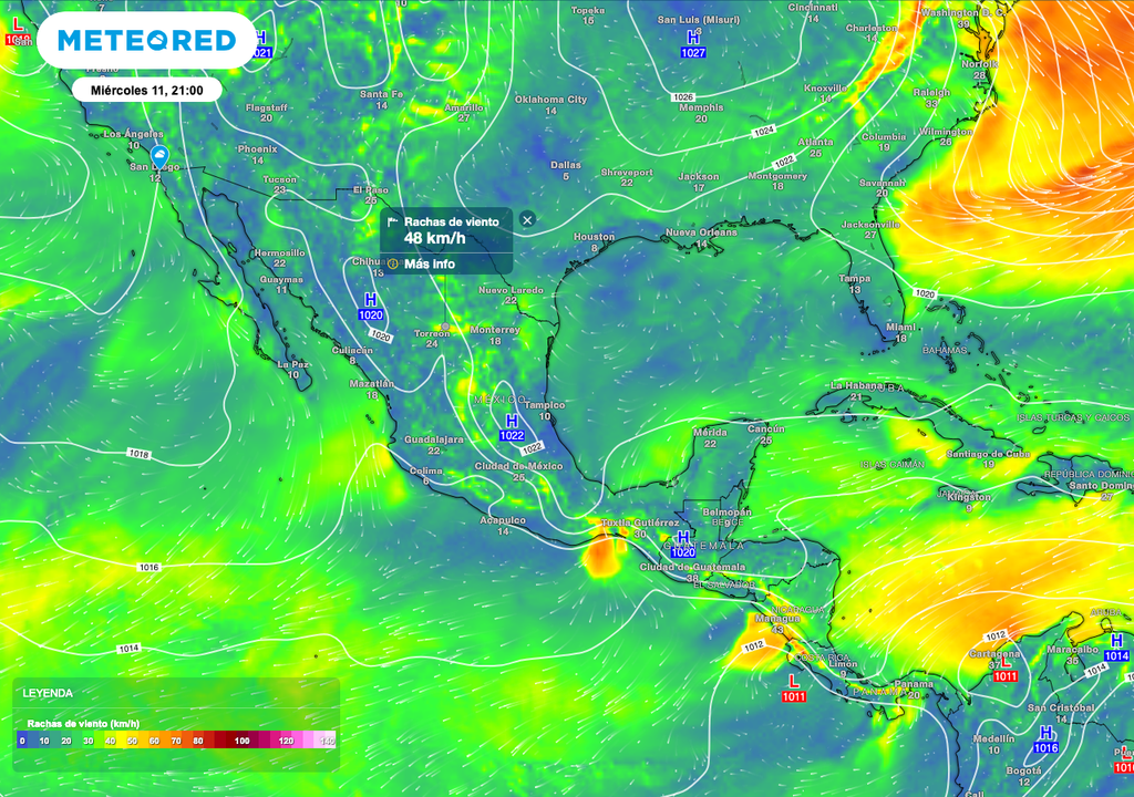 Esta fuerza del viento es capaz de derribar estructuras ligeras, por lo que las autoridades de Protección Civil mantienen la vigilancia estrecha en los puertos y las zonas urbanas vulnerables.