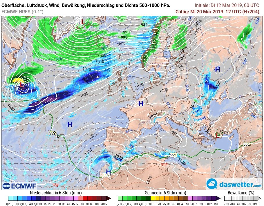 Azorenhoch bringt den Frühling