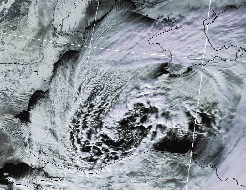 Imagen realzada del NOAA19 de las 11:29 UTC del mismo día. Fuente: Workingham Weather