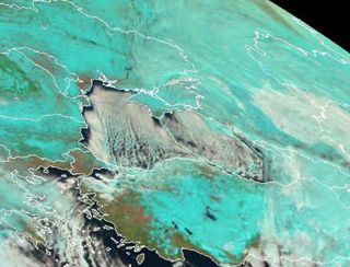 Nevadas "efecto lago" en Turquía por ola de frío polar