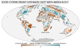 2017 Estado del clima: Sequía global