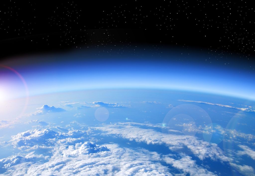 Planeta visto desde el espacio