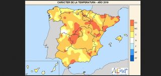 2019 en España: muy cálido y normal en precipitación según AEMET