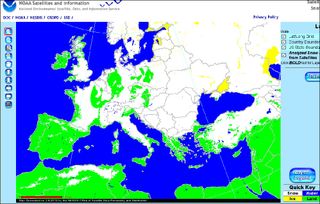 Europa cubierta por la nieve (6 feb. 2012)