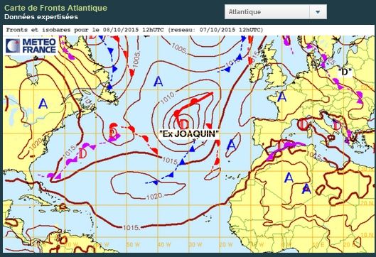 Météo-France sí mantiene el prefijo "Ex-" de Joaquín