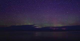 Tormentas y aurora boreal