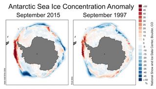 El Niño y la extensión del hielo marino en la Antártida en 2015