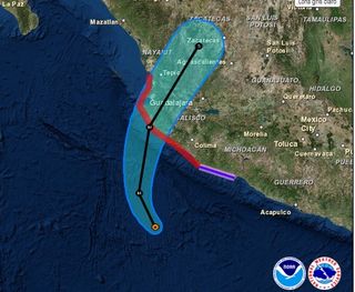 El huracán Patricia amenaza a México