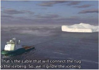 ¿Un iceberg rumbo a Lanzarote? 