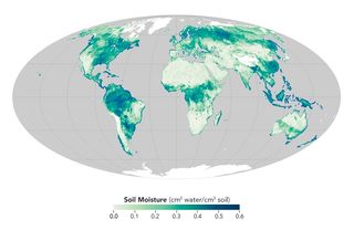 La humedad del suelo a nivel global