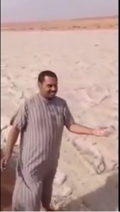 Extraño fenómeno en el desierto