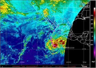 El ciclón tropical Sandra amenaza a México