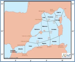Productos de interés marítimo de AEMET