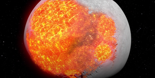 La evolución de La Luna 