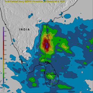 Lluvia e inundaciones históricas en la India