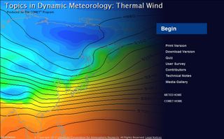 El viento térmico. "Topics in Dynamic Meteorology: Thermal Wind"