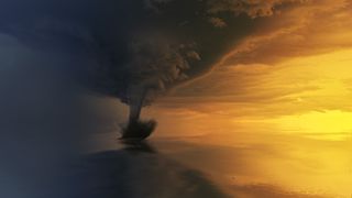Un tornado del tamaño de la Tierra