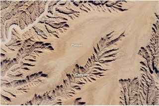 La tierras de cañones de Arabia Saudí