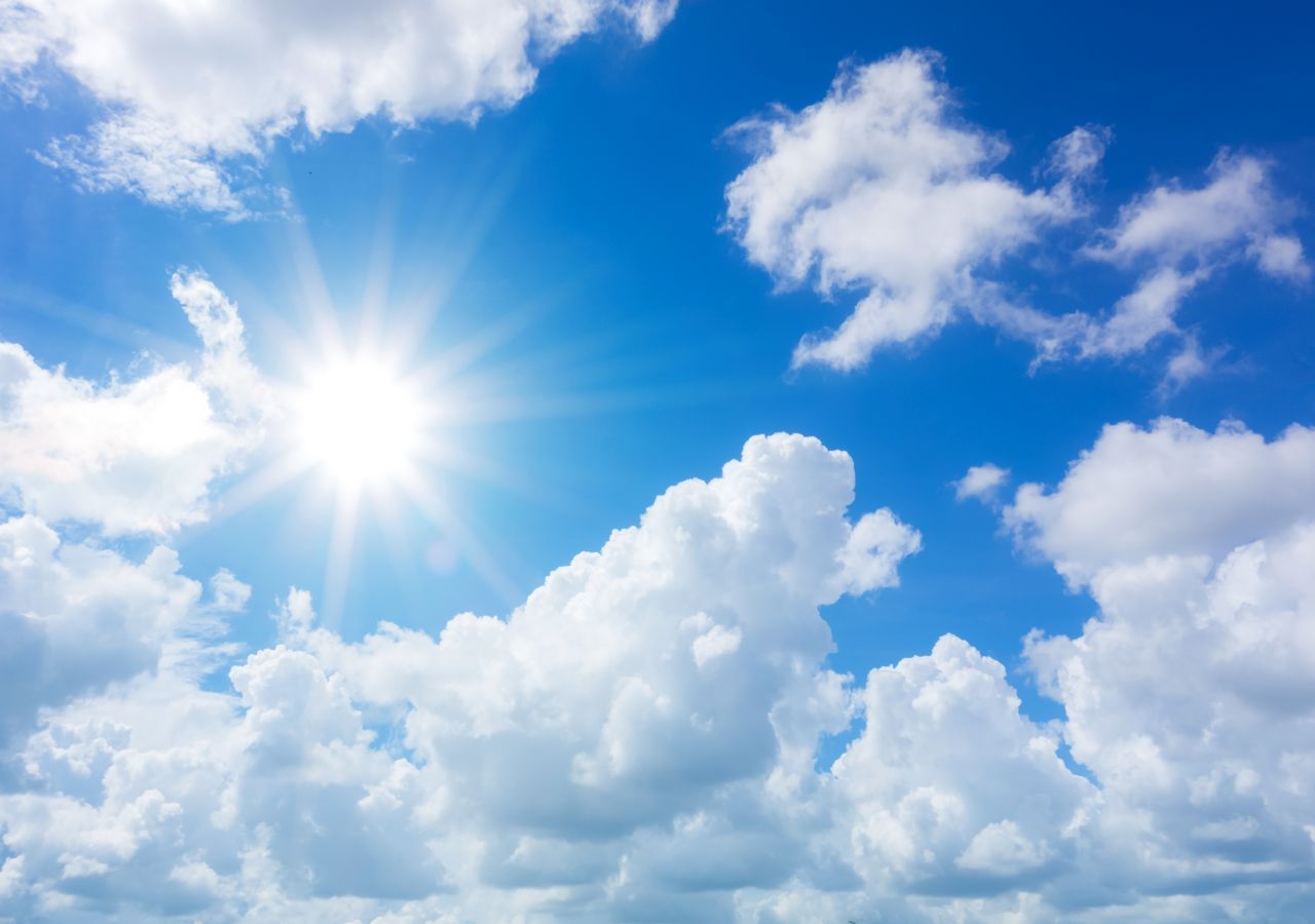 Viel Sonnenschein und Wärme in den kommenden Tagen. Es ist für die Jahreszeit deutlich zu warm. Spielt hier der Klimawandel mit?
