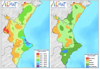 Resumen del otoño climático en la Comunidad Valenciana y avance del año 2015