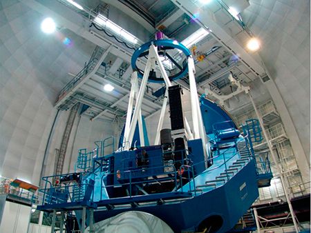 El telescopio de 3,5 metros del Observatorio de Calar Alto (SOCIEDAD MAX PLANCK)