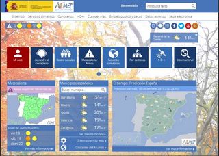 AEMET renueva su portal web