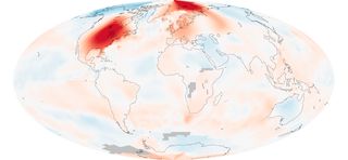 Olas de calor y anomalías térmicas en marzo de 2012