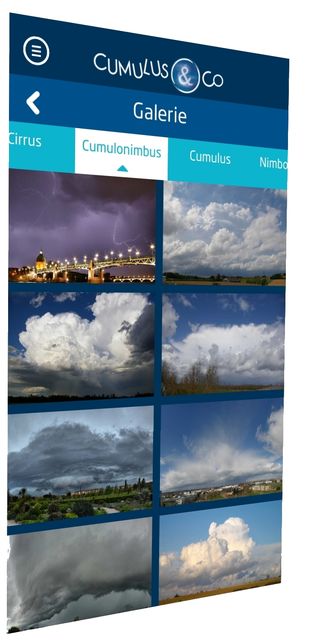 Cumulus & Co, una aplicación para descubrir las nubes