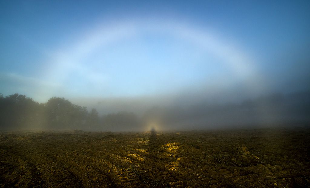 2º puesto: Arco de niebla con Espectro de Brocken