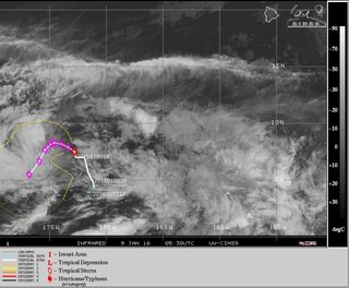 El ciclón tropical Pali bate dos récords