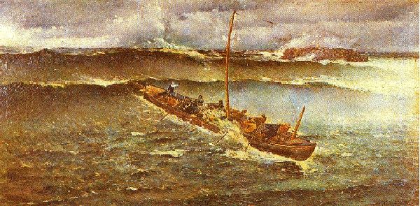Num. 3. ¡ Jesús y adentro!, cuadro de Fernando Pérez de Camino (1859-1901) Num. 3. ¡ Jesús y adentro!, cuadro de Fernando Pérez de Camino (1859-1901)